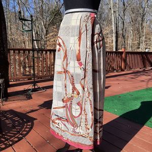 Vintage CC by Diane Gilman Silk Wrap Skirt Size M